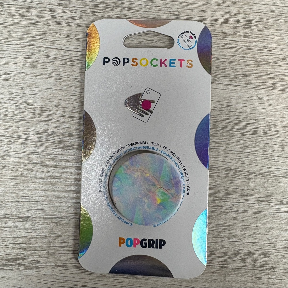 PopSockets PopGrip Opal Phone Grip & Stand with Swappable Top – New Sealed